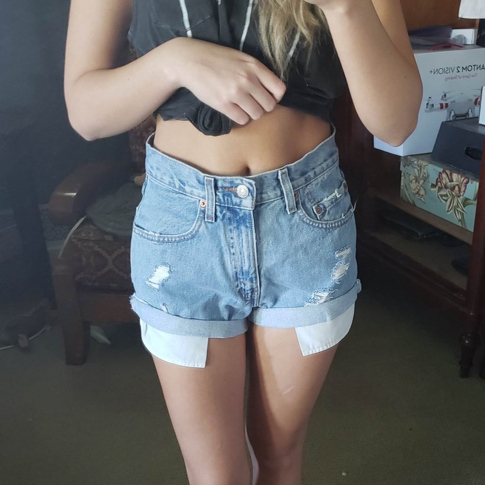 Vintage Levi's Light Wash Shorts